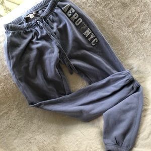 Aeropostale Aero NYC Grey Sweatpants - Sz Small